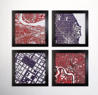 激光切割網(wǎng)格地圖，讓您看到不一樣的美