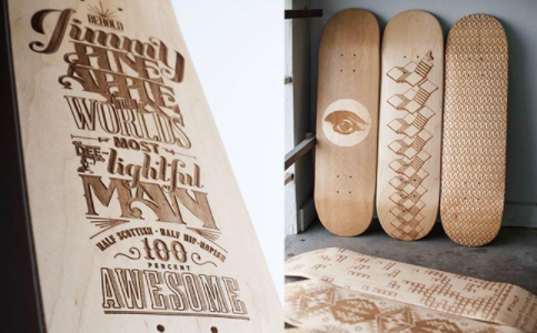 激光雕刻滑板，誰的青春不張揚(yáng)