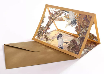 激光鏤空賀卡,真的太美了