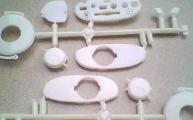 激光切割水口，精度高，效率快