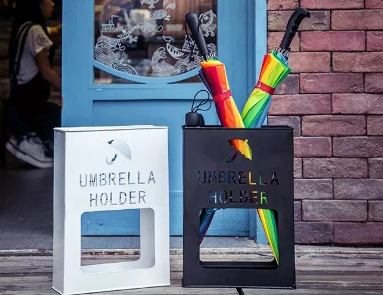 激光切割雨傘架，雨傘收納神器