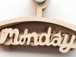 激光切割衣架，收納也要美美的