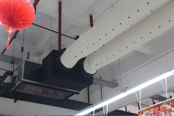 纖維織物布袋風(fēng)管，通風(fēng)管，索斯風(fēng)管，激光沖孔切割工藝