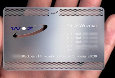 激光雕刻名片為您形象加分，成功快人一步！