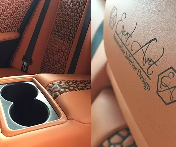 汽車坐墊激光打標(biāo),愛車升級(jí)秒秒鐘！